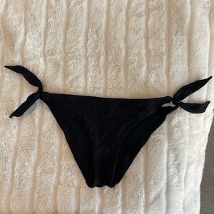 H&M Black Tie-Side Bikini Bottom